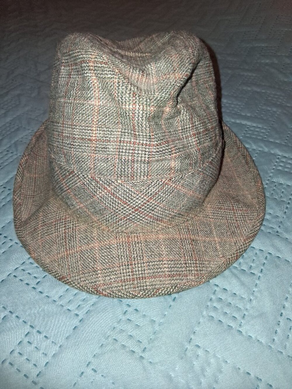Vintage Tweed Men's Fedora
